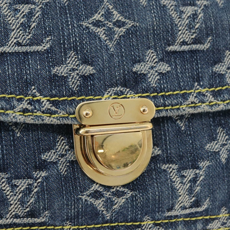 【日本直送】路易威登 Monogram 牛仔布腰包/斜背包 藍色 M95347 LV 正品 174319SAV-18