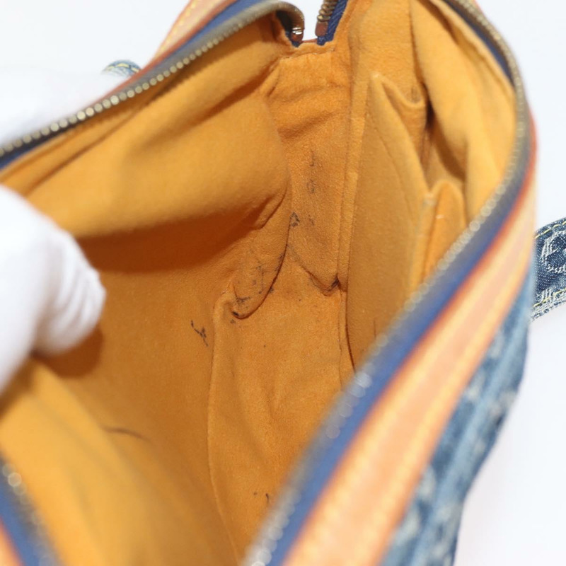 【日本直送】路易威登 Monogram 牛仔布腰包/斜背包 藍色 M95347 LV 正品 174319SAV-22