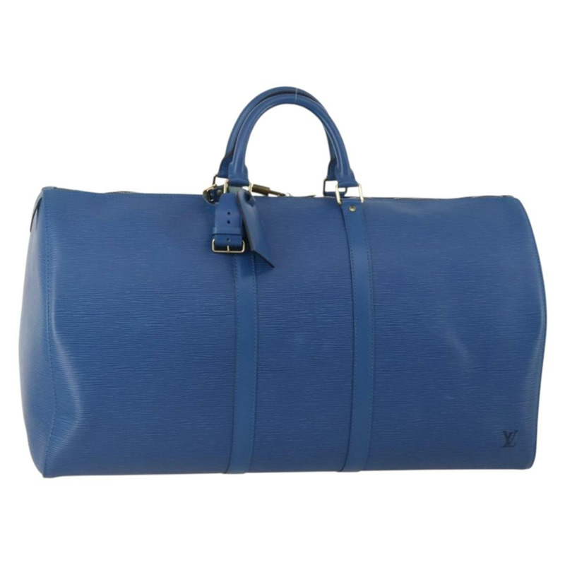 【日本直送】路易威登 Epi Keepall 55 波士頓包 托萊多藍 M42955 LV 正品 167164V-0