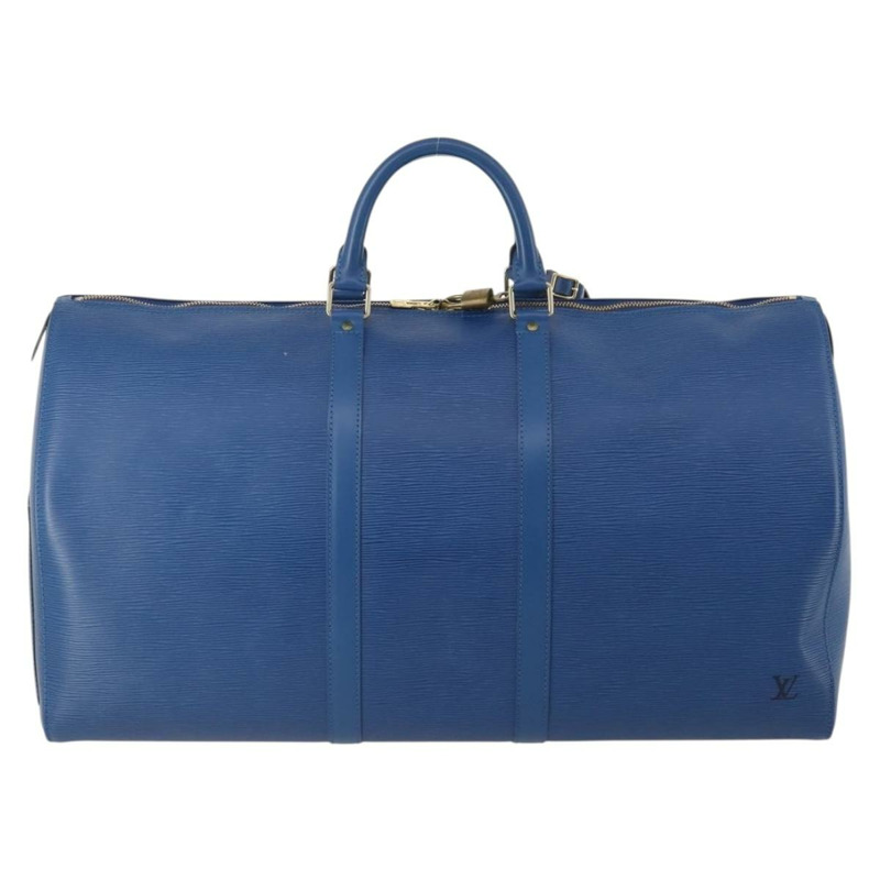 【日本直送】路易威登 Epi Keepall 55 波士頓包 托萊多藍 M42955 LV 正品 167164V-1
