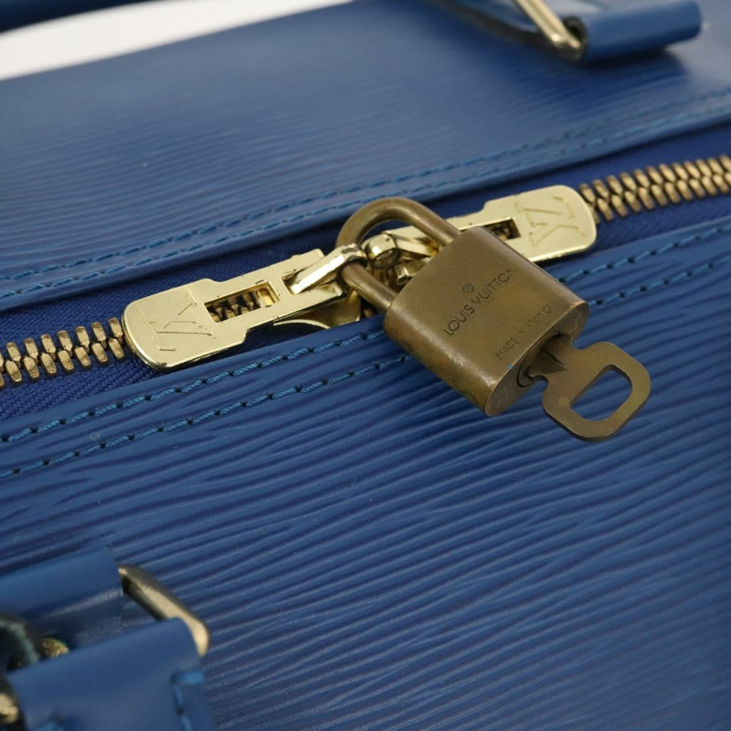 【日本直送】路易威登 Epi Keepall 55 波士頓包 托萊多藍 M42955 LV 正品 167164V-9
