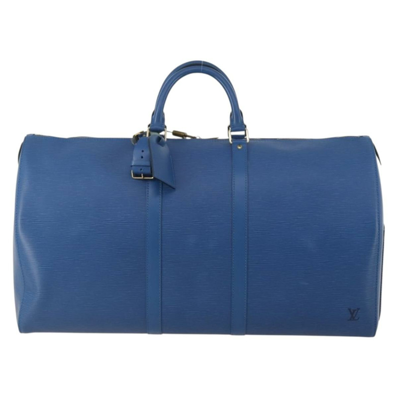 【日本直送】路易威登 Epi Keepall 55 波士頓包 托萊多藍 M42955 LV 正品 167164V-12
