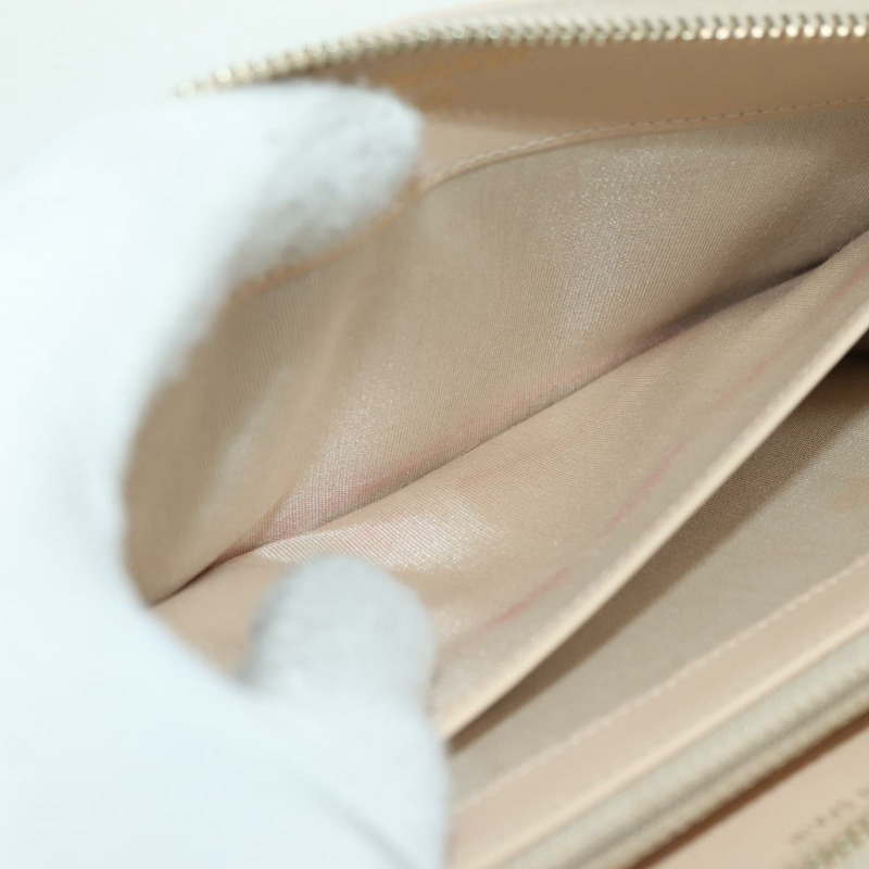 【日本直送】香奈兒長款錢包，羊皮，米色，金色雙C標誌，正品編號167178SAM-19