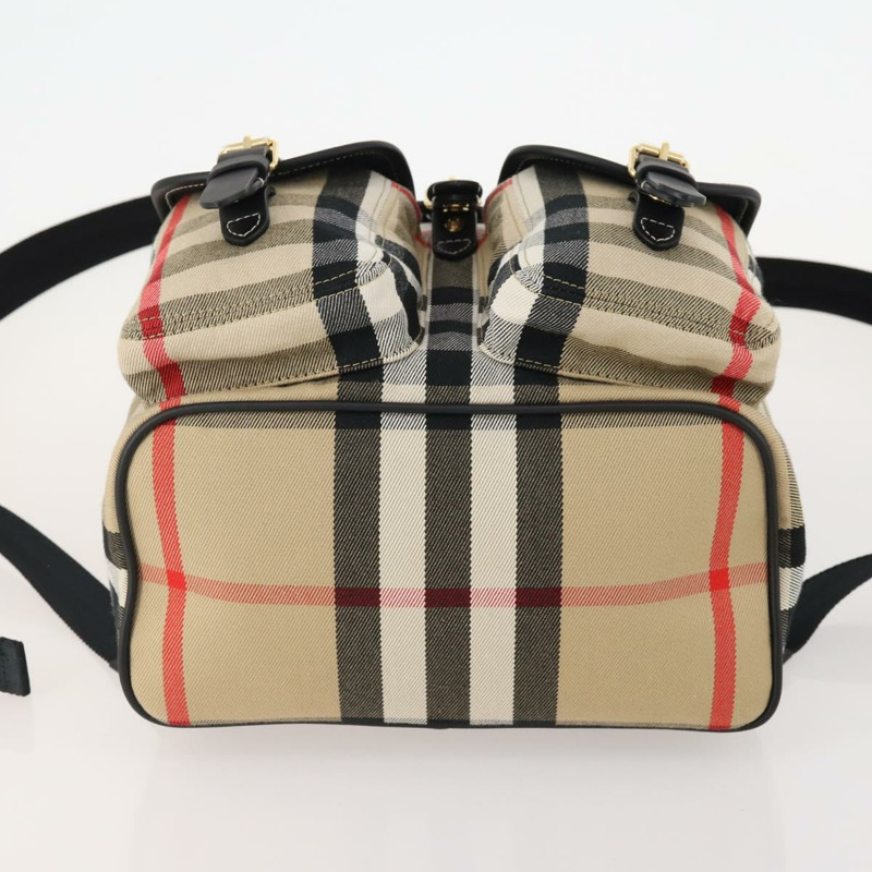【日本直送】BURBERRY Nova 格紋帆布雙肩包 米色 正品 174343SAV-10