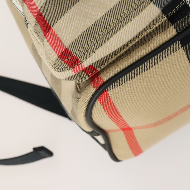 【日本直送】BURBERRY Nova 格紋帆布雙肩包 米色 正品 174343SAV-12