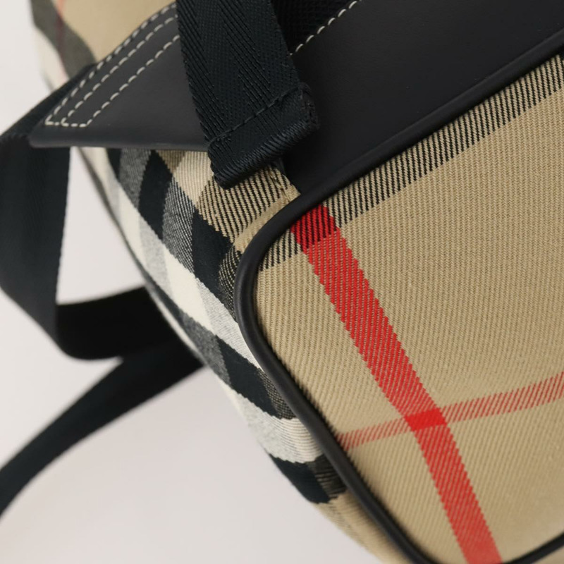 【日本直送】BURBERRY Nova 格紋帆布雙肩包 米色 正品 174343SAV-14