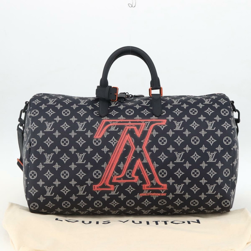 【日本直送】路易威登 (LOUIS VUITTON) Ink Up Side Down Keepall Bandouliere 50 旅行包 M43684 正品 BA11968SAM-11