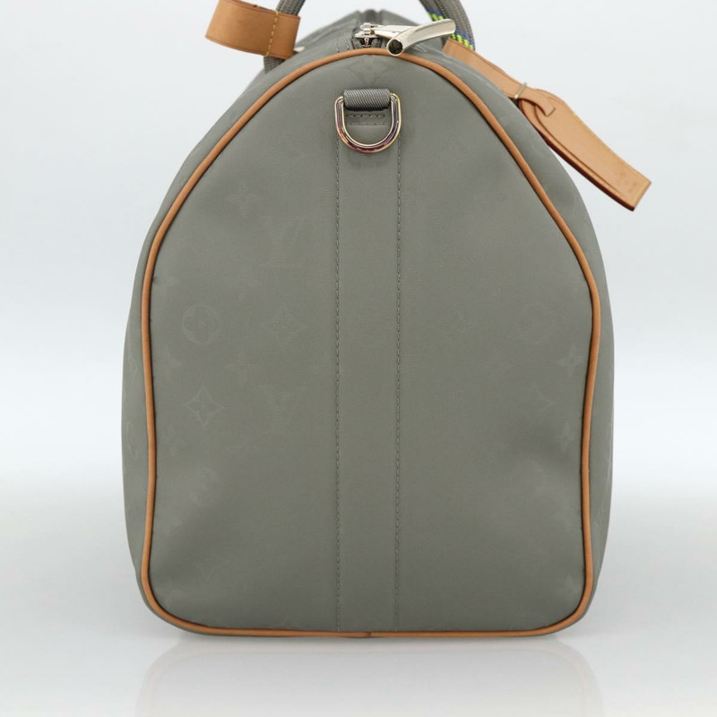 【日本直送】路易威登鈦金Keepall Bandouliere 50旅行包 灰色 M43886 LV Auth YKZ839SM-2