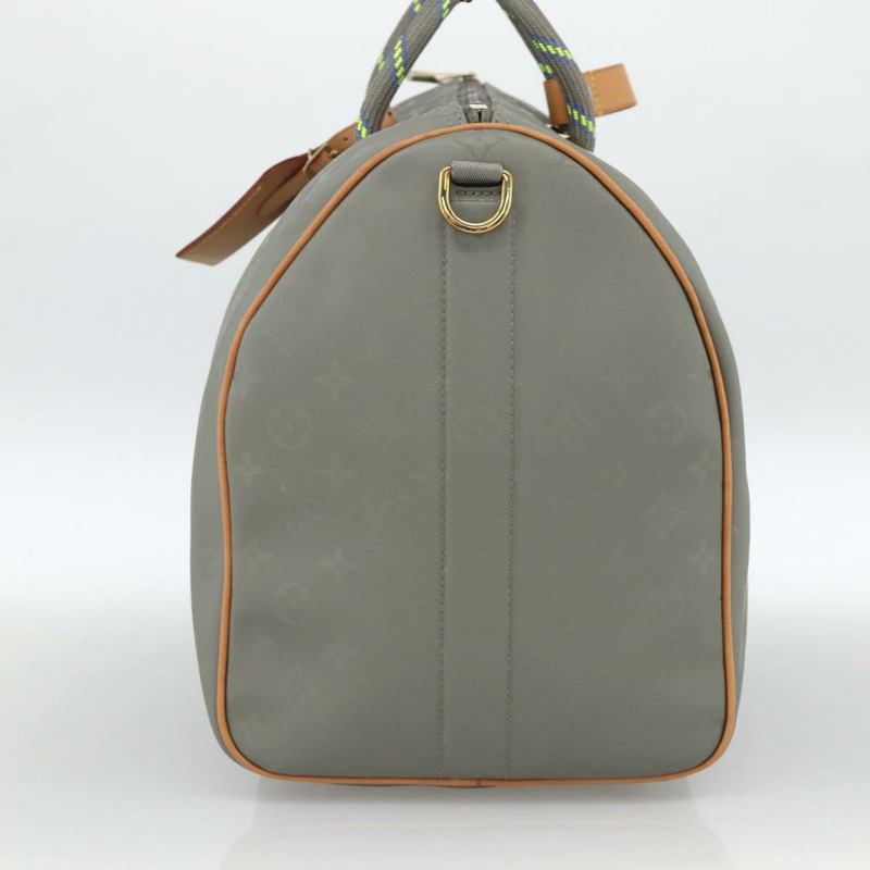 【日本直送】路易威登鈦金Keepall Bandouliere 50旅行包 灰色 M43886 LV Auth YKZ839SM-3