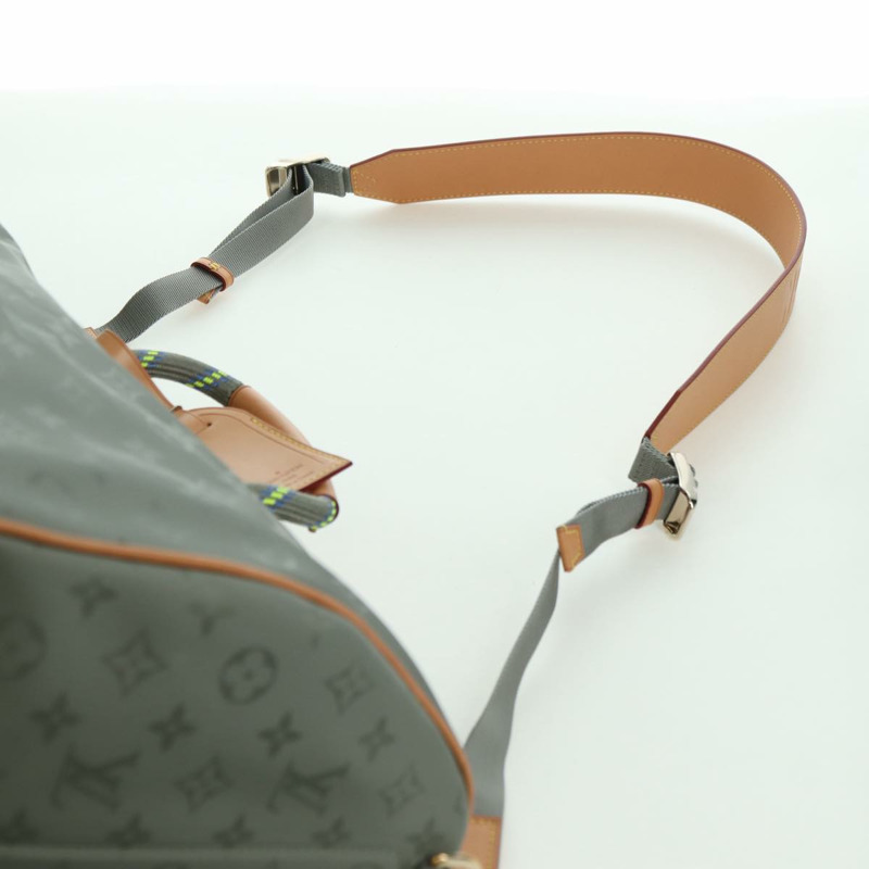 【日本直送】路易威登鈦金Keepall Bandouliere 50旅行包 灰色 M43886 LV Auth YKZ839SM-14