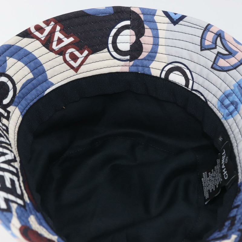 【日本直送】香奈兒白色棉質帽 CC Auth YKZ930M-10