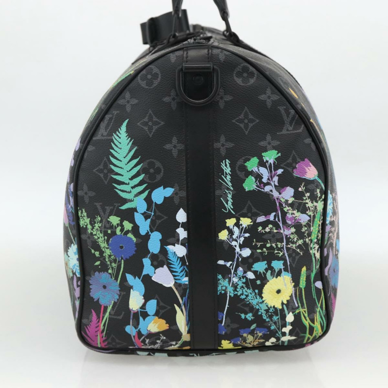 【日本直送】路易威登 (LOUIS VUITTON) Eclipse Floral Keepall Bandouliere 50 旅行包 M45062 LV Auth yk20204SM-3