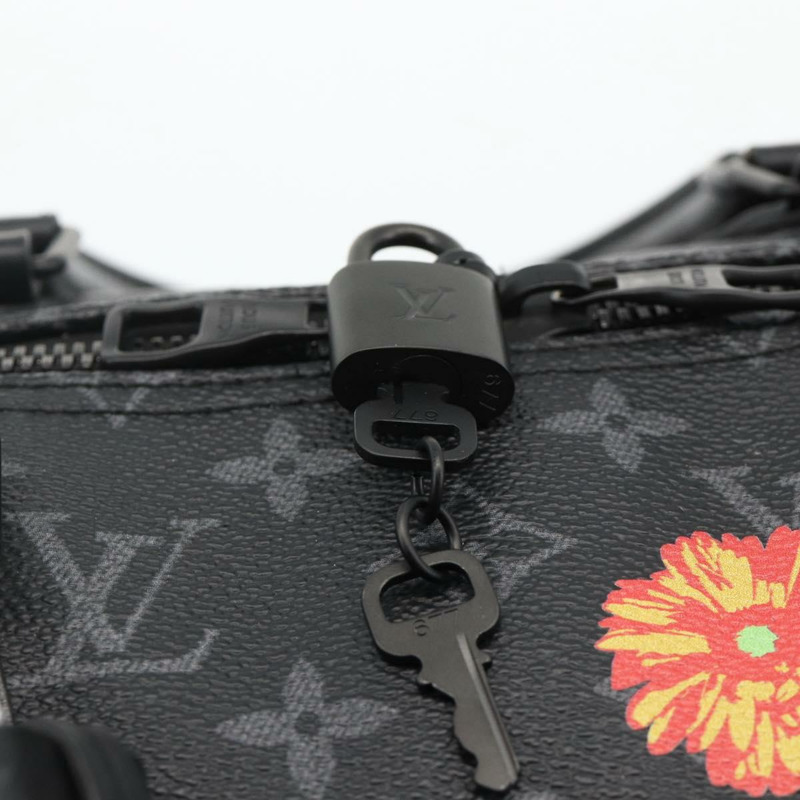 【日本直送】路易威登 (LOUIS VUITTON) Eclipse Floral Keepall Bandouliere 50 旅行包 M45062 LV Auth yk20204SM-21