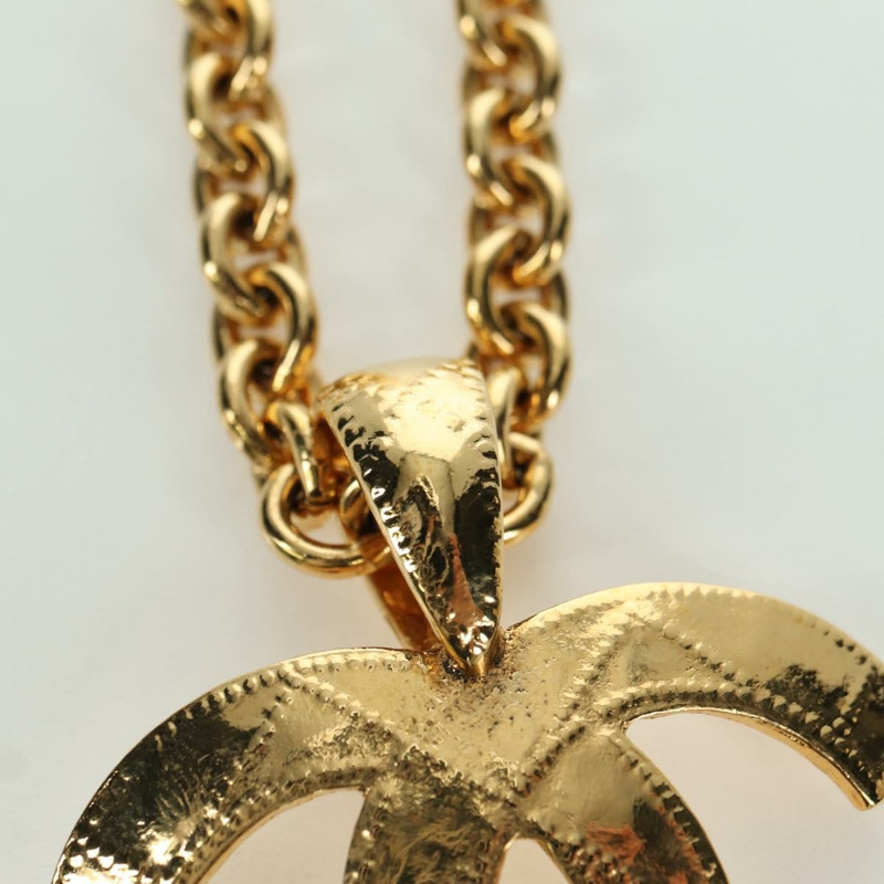 【日本直送】香奈兒 (CHANEL) CC 項鍊，金屬金色 CC Auth am11252SAM-3