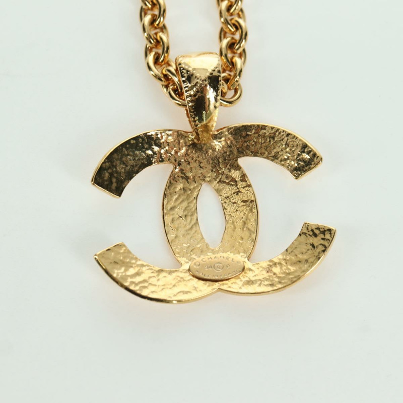 【日本直送】香奈兒 (CHANEL) CC 項鍊，金屬金色 CC Auth am11252SAM-7