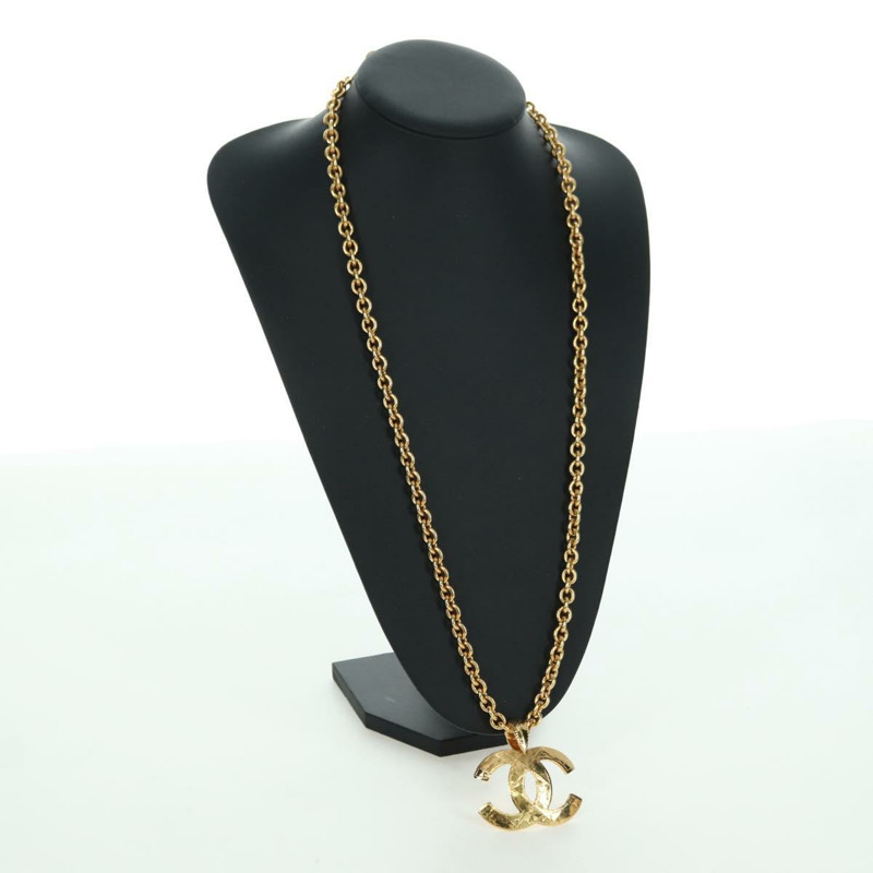 【日本直送】香奈兒 (CHANEL) CC 項鍊，金屬金色 CC Auth am11252SAM-17