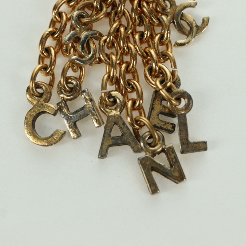 【日本直送】香奈兒耳環，金屬金色，CC標誌，正品，INZ118A-2