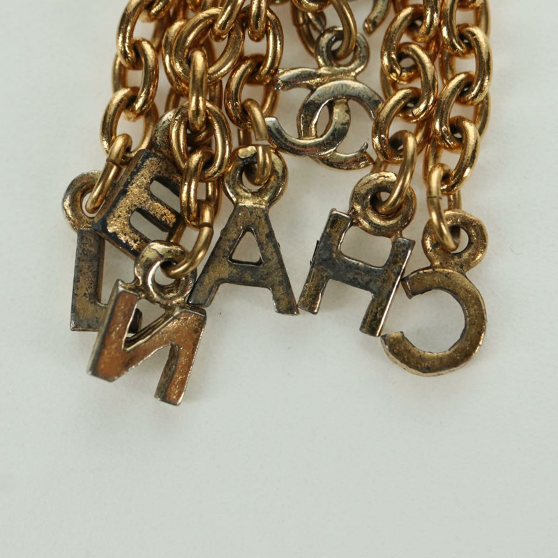 【日本直送】香奈兒耳環，金屬金色，CC標誌，正品，INZ118A-6