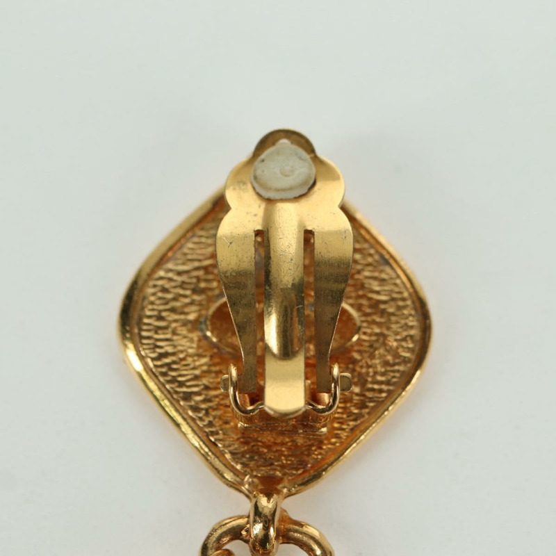 【日本直送】香奈兒耳環，金屬金色，CC標誌，正品，INZ118A-8