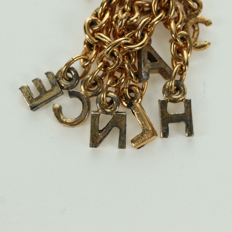 【日本直送】香奈兒耳環，金屬金色，CC標誌，正品，INZ118A-14