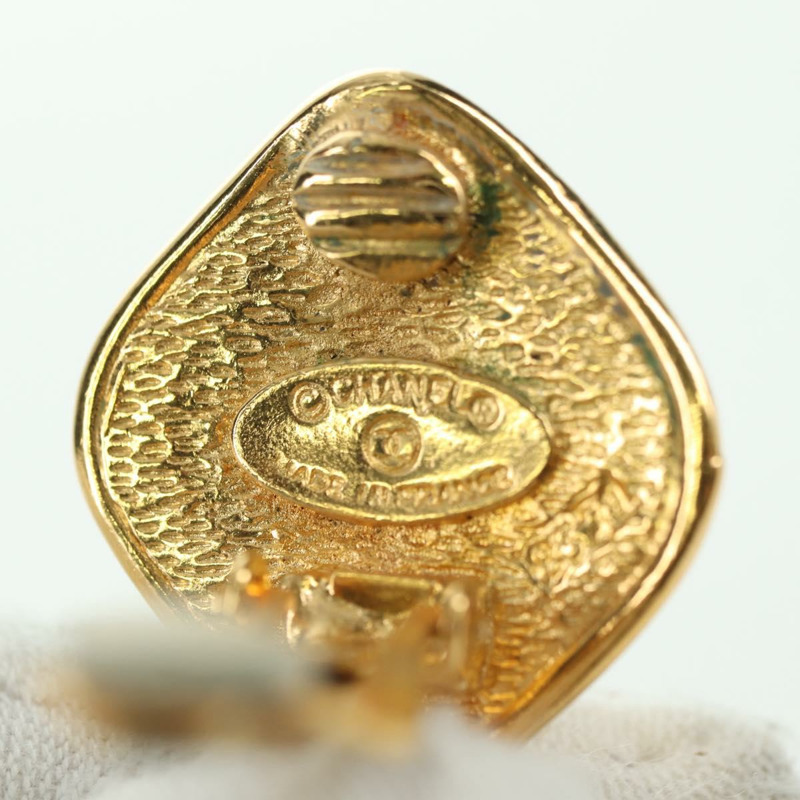 【日本直送】香奈兒耳環，金屬金色，CC標誌，正品，INZ118A-19