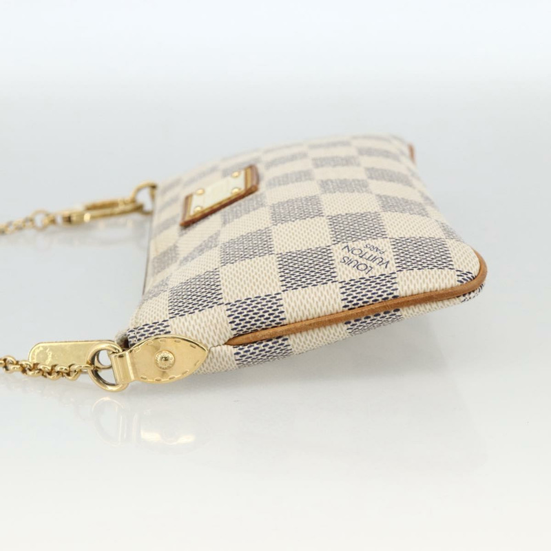 【日本直送】路易威登 Damier Azur Pochette Mira 中型配件袋 N60027 正品 YKZ966A-2