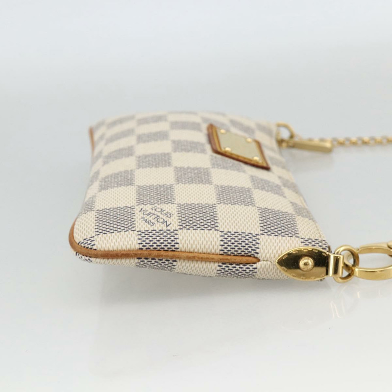 【日本直送】路易威登 Damier Azur Pochette Mira 中型配件袋 N60027 正品 YKZ966A-3