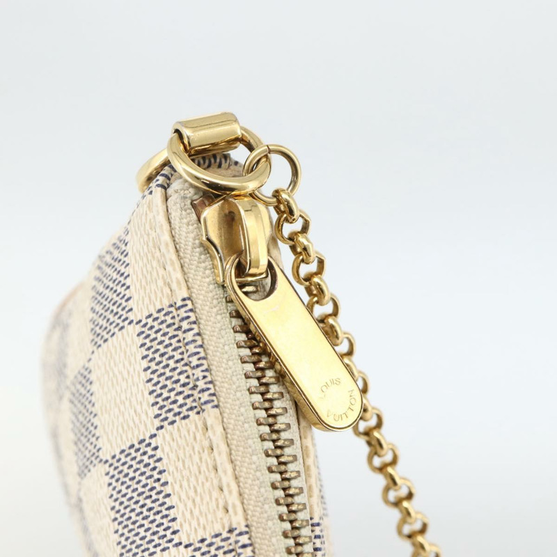 【日本直送】路易威登 Damier Azur Pochette Mira 中型配件袋 N60027 正品 YKZ966A-8