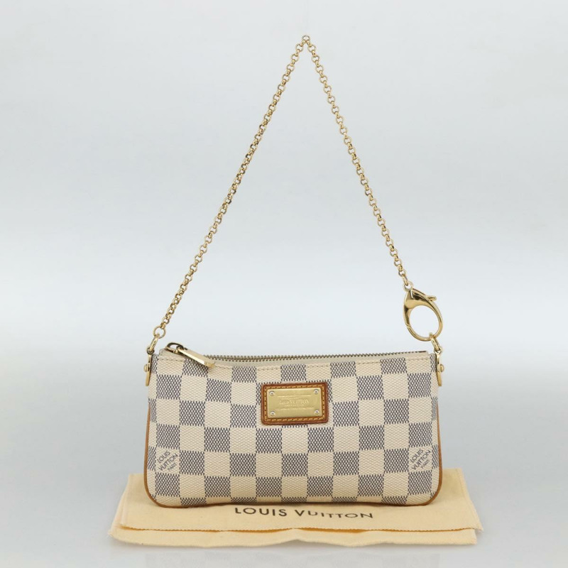 【日本直送】路易威登 Damier Azur Pochette Mira 中型配件袋 N60027 正品 YKZ966A-11