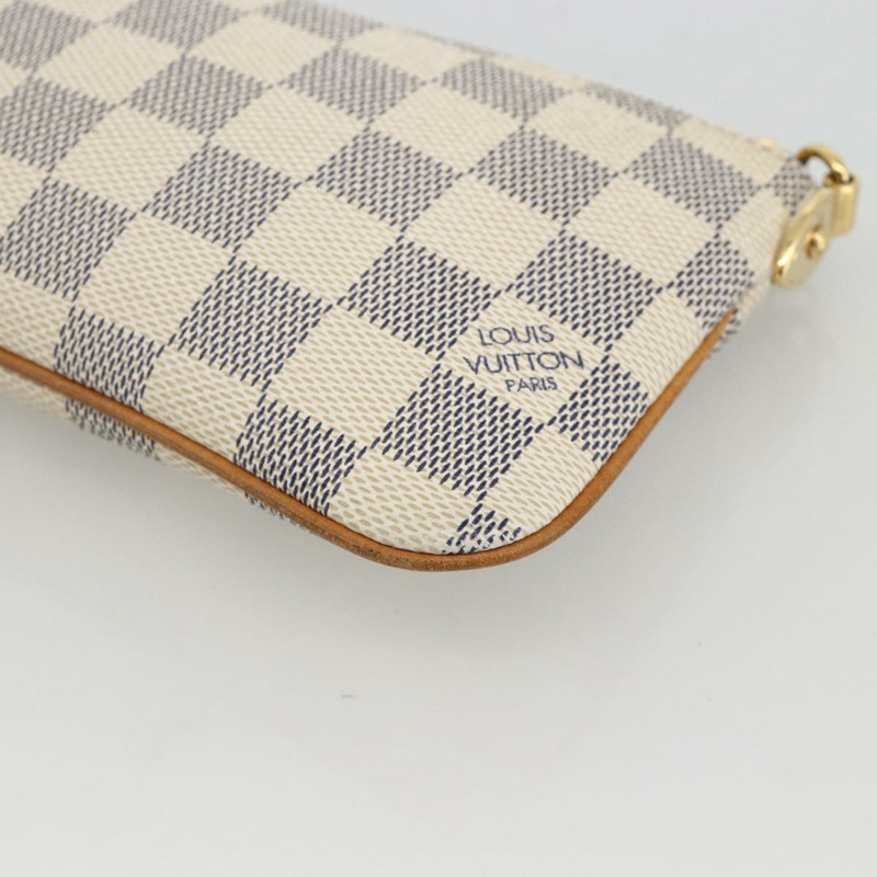 【日本直送】路易威登 Damier Azur Pochette Mira 中型配件袋 N60027 正品 YKZ966A-15
