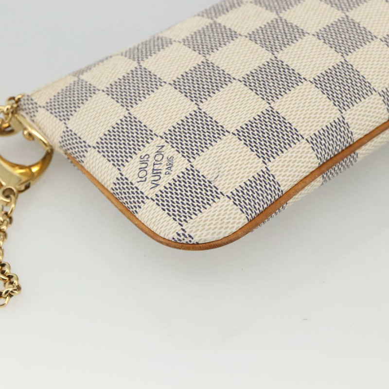 【日本直送】路易威登 Damier Azur Pochette Mira 中型配件袋 N60027 正品 YKZ966A-16