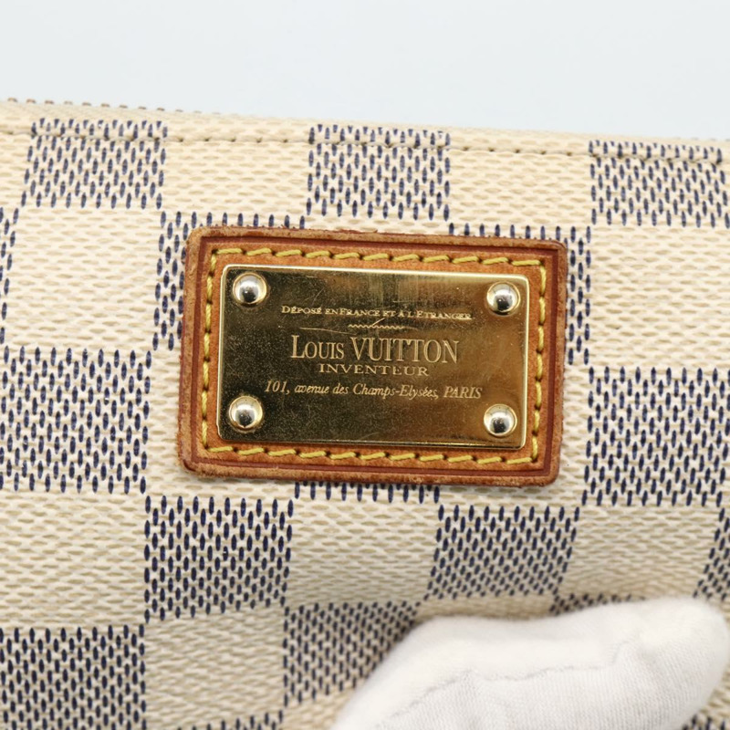 【日本直送】路易威登 Damier Azur Pochette Mira 中型配件袋 N60027 正品 YKZ966A-17