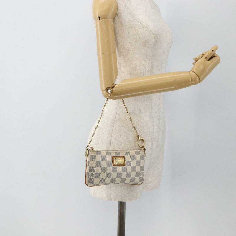 【日本直送】路易威登 Damier Azur Pochette Mira 中型配件袋 N60027 正品 YKZ966A-22