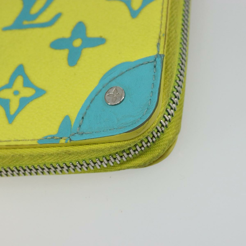 【日本直送】路易威登 Playground Zippy 直式錢包 黃色 M82005 正品 YKZ1017V-6