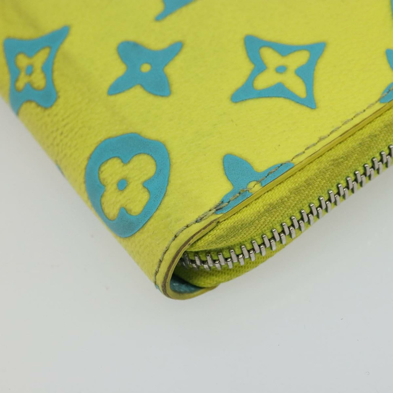 【日本直送】路易威登 Playground Zippy 直式錢包 黃色 M82005 正品 YKZ1017V-13