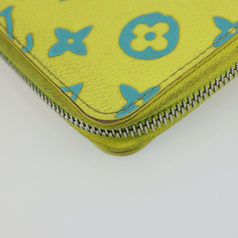 【日本直送】路易威登 Playground Zippy 直式錢包 黃色 M82005 正品 YKZ1017V-15