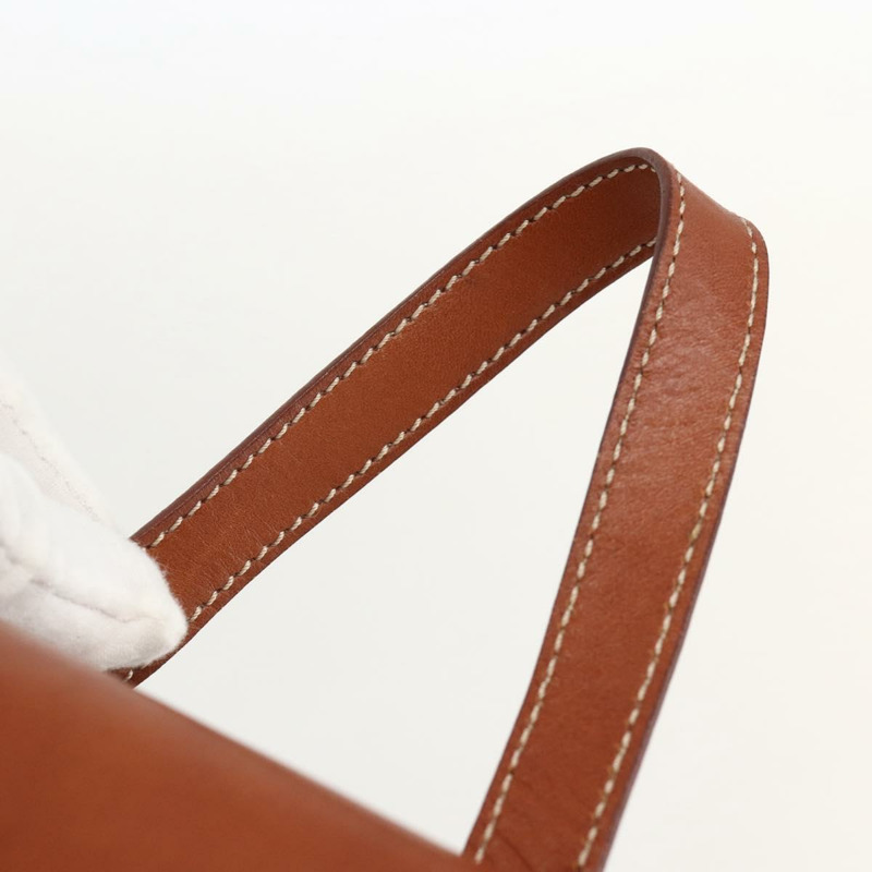 【日本直送】CELINE Macadam帆布雙肩包 PVC皮革 棕色 金色 正品 YKZ829A-7