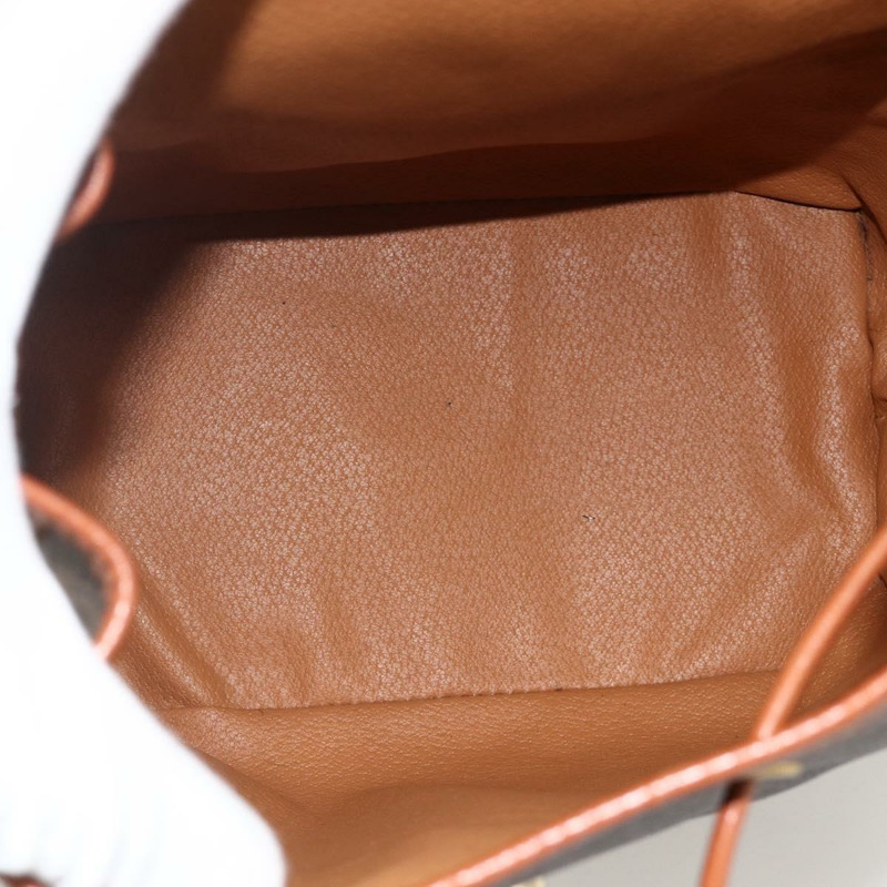 【日本直送】CELINE Macadam帆布雙肩包 PVC皮革 棕色 金色 正品 YKZ829A-19
