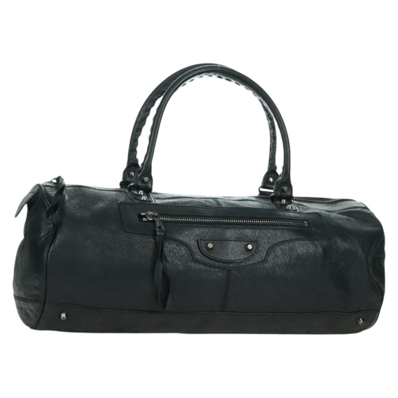 【日本直送】BALENCIAGA 經典 Polo 手提包 黑色真皮 248408 正品 yk20201SAM-0