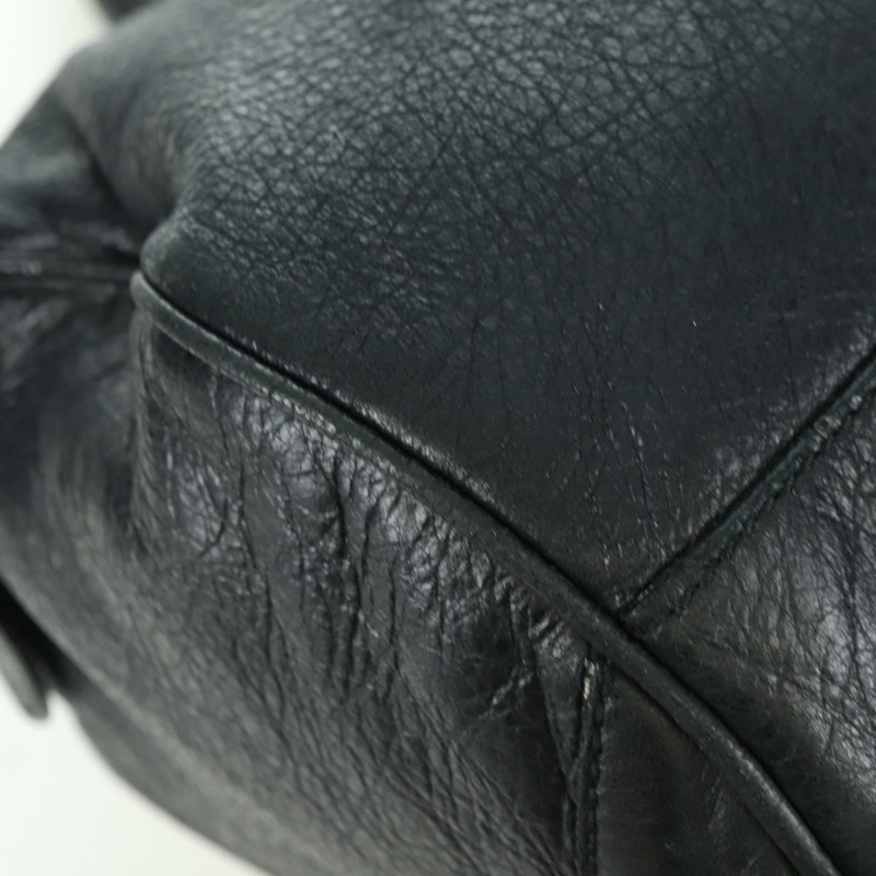 【日本直送】BALENCIAGA 經典 Polo 手提包 黑色真皮 248408 正品 yk20201SAM-11