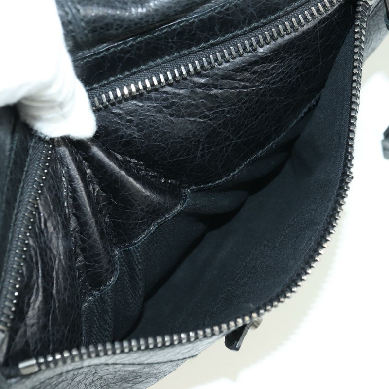 【日本直送】BALENCIAGA 經典 Polo 手提包 黑色真皮 248408 正品 yk20201SAM-14