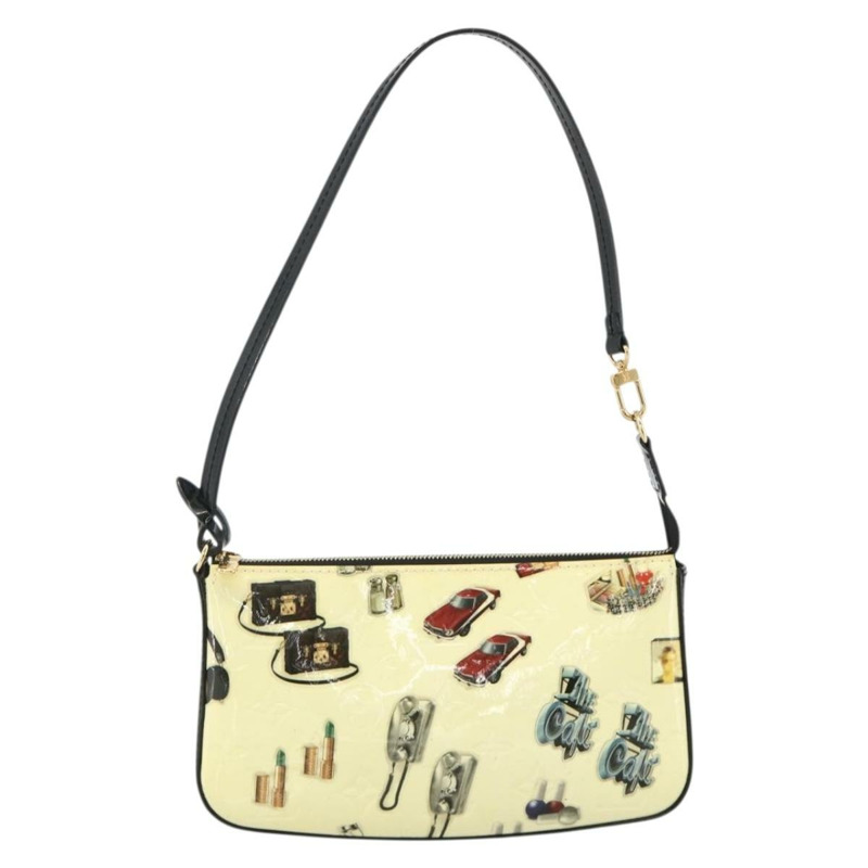 【日本直送】路易威登 Vernis 貼紙印花手拿包配件 M90928 LV 正品 167012A-12