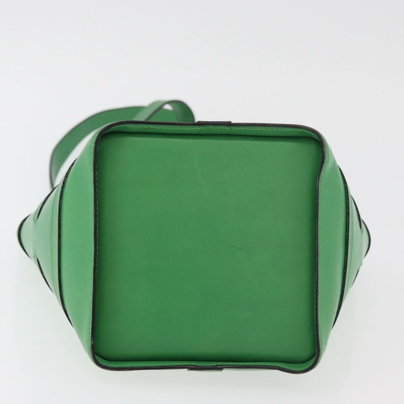 【日本直送】CELINE 綠色金色皮革肩背包，正品編號 175580A-8