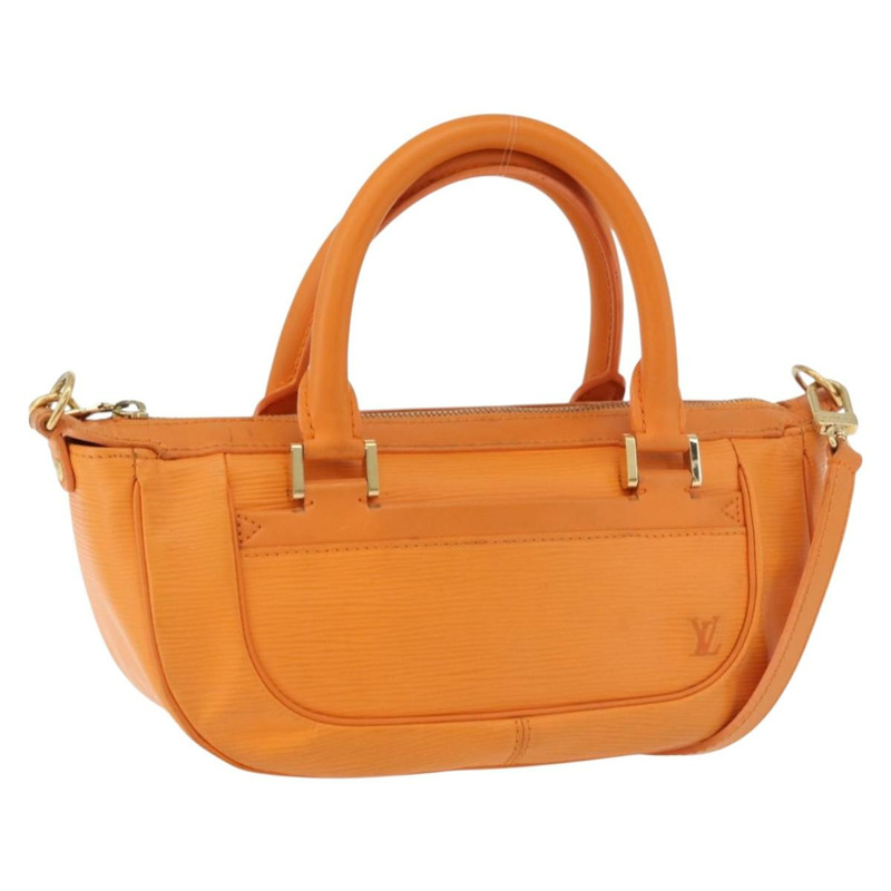 【日本直送】路易威登 Epi Danura MM 手提包 2way Orange Mandarin M5910H Auth YKZ1294A-0