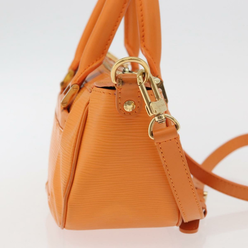 【日本直送】路易威登 Epi Danura MM 手提包 2way Orange Mandarin M5910H Auth YKZ1294A-3