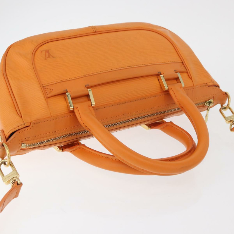 【日本直送】路易威登 Epi Danura MM 手提包 2way Orange Mandarin M5910H Auth YKZ1294A-5