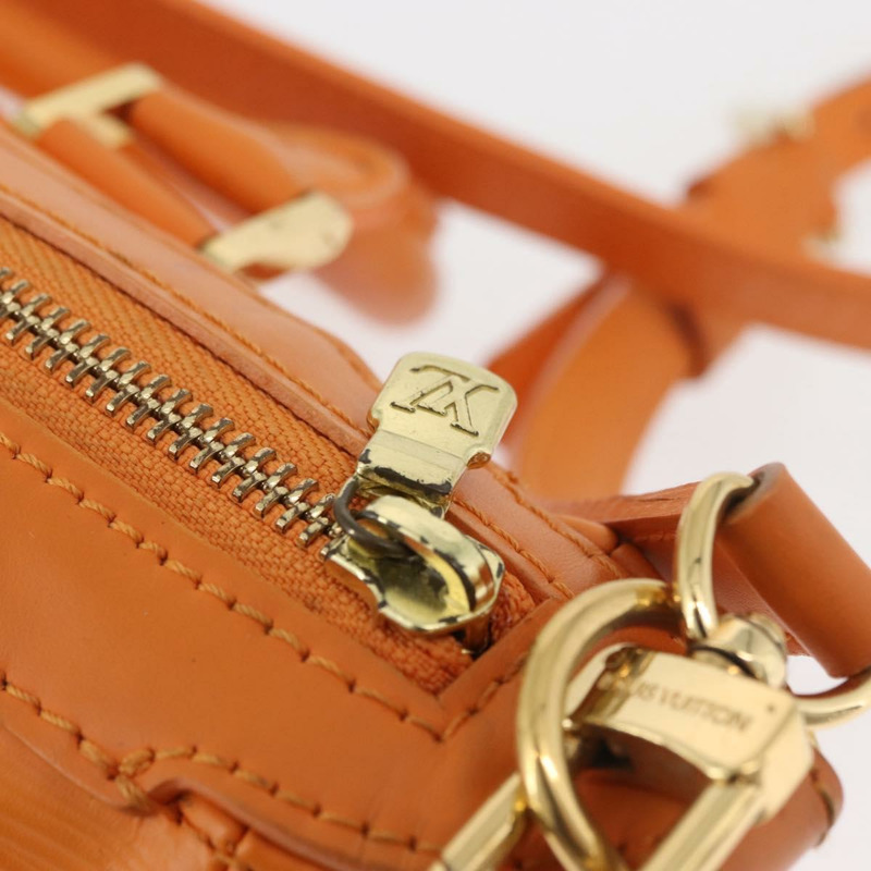 【日本直送】路易威登 Epi Danura MM 手提包 2way Orange Mandarin M5910H Auth YKZ1294A-9