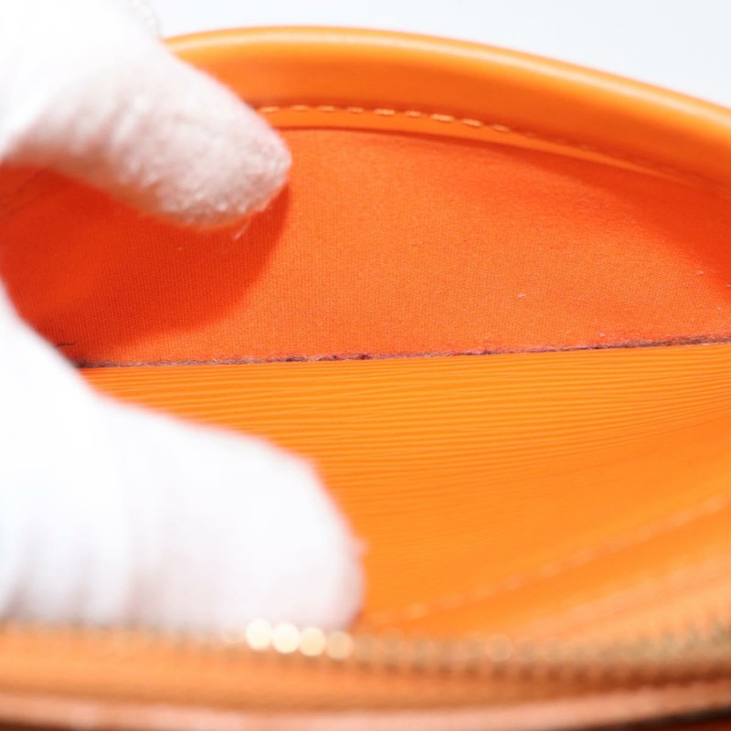 【日本直送】路易威登 Epi Danura MM 手提包 2way Orange Mandarin M5910H Auth YKZ1294A-23