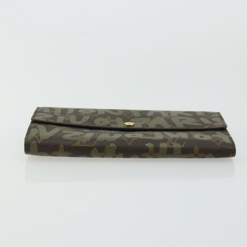 【日本直送】路易威登 Graffiti Porte Monnaie 信用錢包 卡其色 M92188 LV 正品 YKZ1398A-5