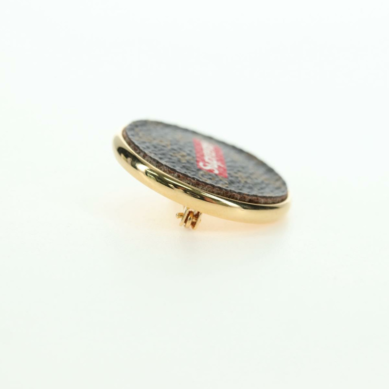 【日本直送】路易威登 (LOUIS VUITTON) 與 Supreme 聯名款金屬徽章兩件套 MP2046 LV Auth YKZ1424M-3
